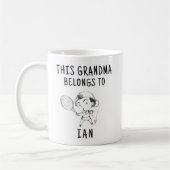 Deze oma behoort tot | Funny Gift Coffee Mok (Links)