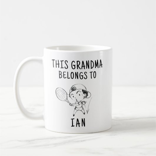 Deze oma behoort tot | Funny Gift Coffee Mok (Links)