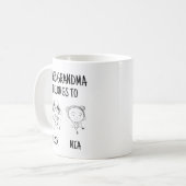 Deze oma behoort tot | Funny Gift Mok (Voorkant links)