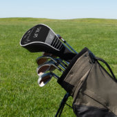 Deze oma heeft Drive Monogram Black Golfheadcover (Insitu)