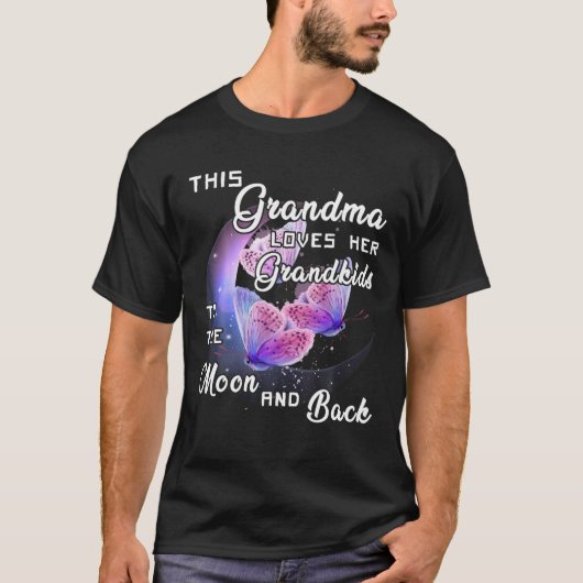 Deze oma houdt van haar kleinkinderen t-shirt (Voorkant)