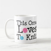 Deze Oma houdt van het nit Gift Koffiemok (Links)