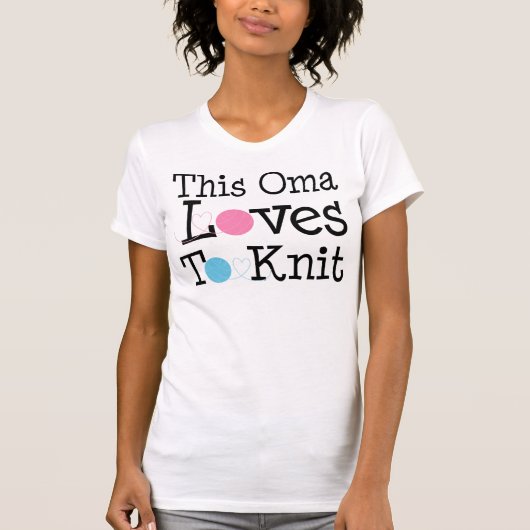 Deze Oma houdt van het nit Gift T-shirt (Voorkant)