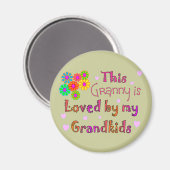 Deze oma houdt van mijn oma's. magneet (Voorkant / Achterkant)