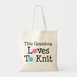 Deze oma houdt van nieten tote bag