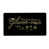 Deze oma is een Glam-ma Etiket (Voorkant)
