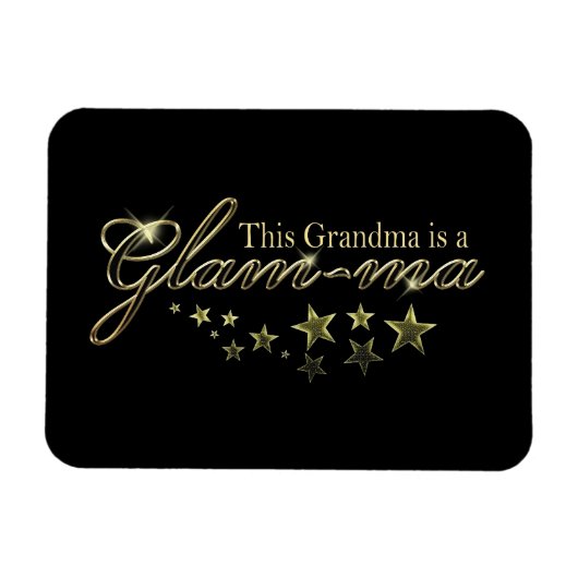 Deze oma is een Glam-ma Magneet (Horizontaal)