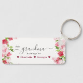 Deze oma is van | 3 Fotocollage Sleutelhanger (Voorkant)