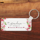 Deze oma is van | 3 Fotocollage Sleutelhanger (Voorkant)