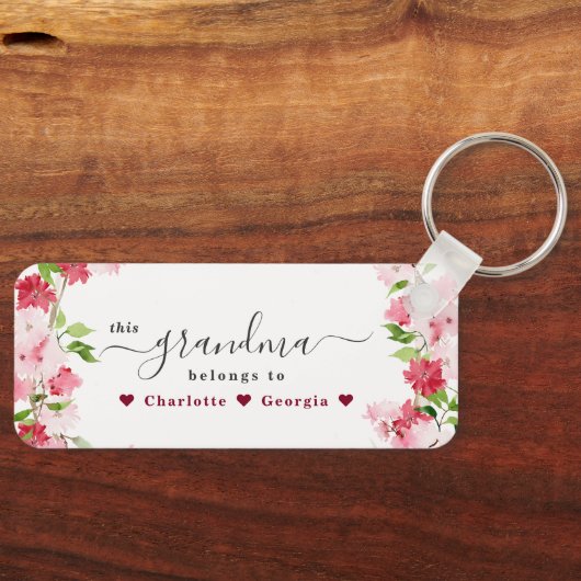 Deze oma is van | 3 Fotocollage Sleutelhanger (Voorkant)