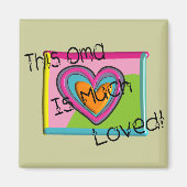 Deze OMA-MERK LIGT ERG. Magneet (Voorkant)