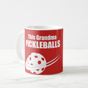Deze oma Pickleballen Mok