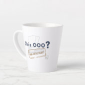 Deze OOO? NIET ONDERHANDELBAAR Latte Mok (Linkerhoek)