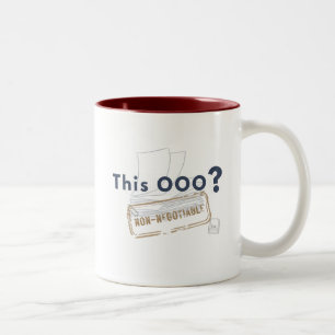 Deze OOO? NIET ONDERHANDELBAAR Tweekleurige Koffiemok