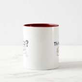 Deze OOO? NIET ONDERHANDELBAAR Tweekleurige Koffiemok (Center)