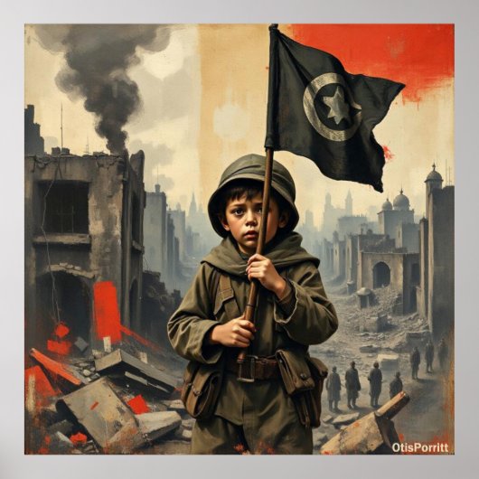 DEZE OORLOG ZAL NOOIT EINDIGEN-4 POSTER (Voorkant)