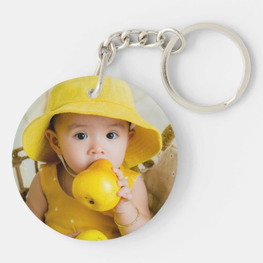 Deze opa is geliefd bij foto's sleutelhanger (Achterkant)