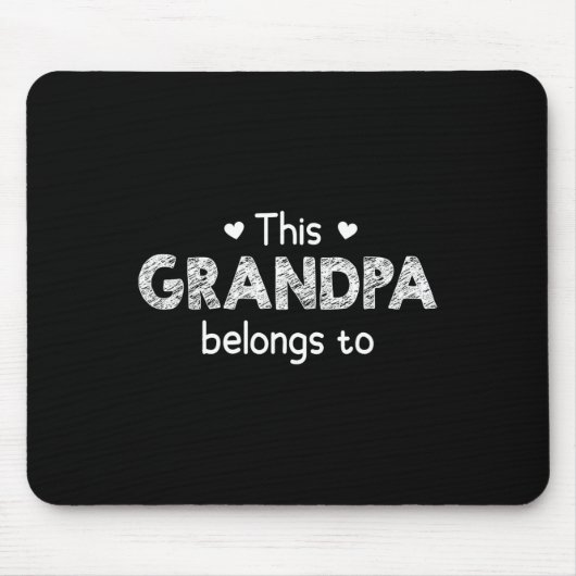 Deze opa is van - Met aanpasbare Grandk Muismat (Voorkant)
