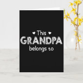 Deze opa is van - Met aanpasbare grootouder ruimte Kaart (Gele Bloem)