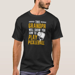 Deze opa zal je Shows hoe je PIC speelt T-shirt