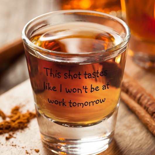 Deze opname smaakt alsof ik morgen niet op het wer shot glas