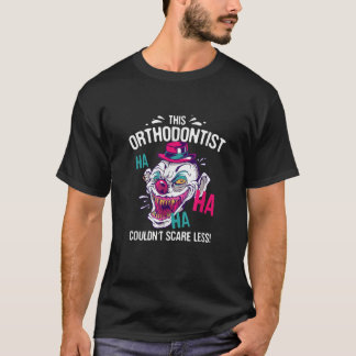 Deze orthodontist kon niet minder schrikken van Ha T-shirt