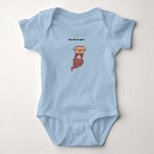 Deze Otter Is Een Goede Baby Top (Voorkant)