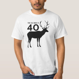 Deze oude buck is 40 t-shirt
