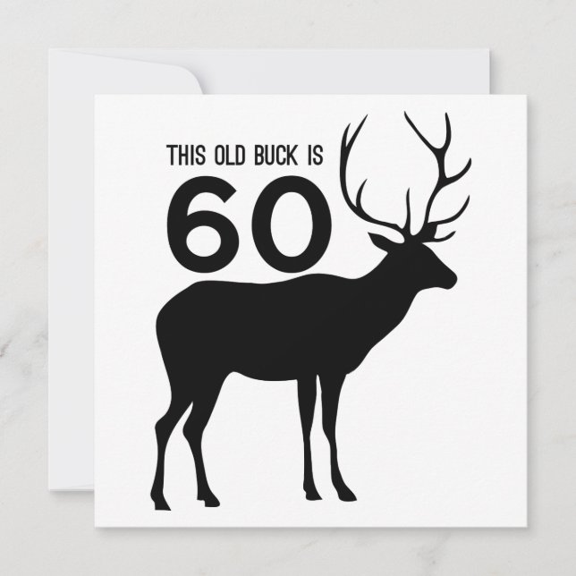 Deze oude buck is 60 (Voorkant)