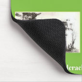 Deze oude Crack House mousepad Muismat (Hoek)