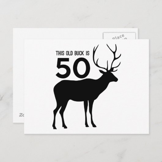 Deze oude dollar is 50 briefkaart (Voorkant / Achterkant)