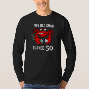 Deze oude krab werd 50 Maryland knorrig T-shirt