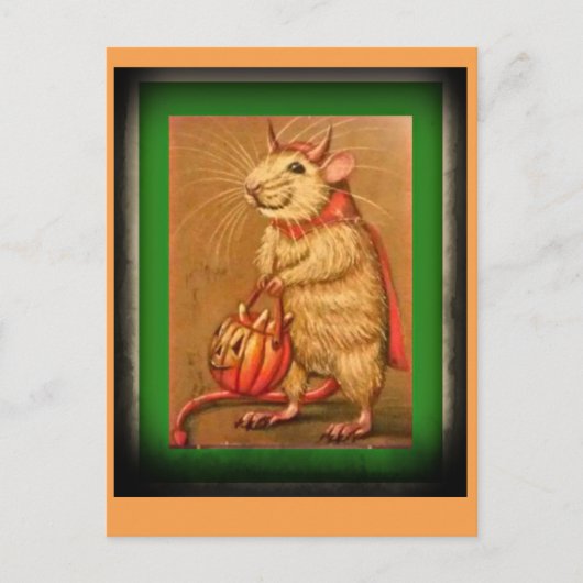 Deze oude muis briefkaart (Voorkant)