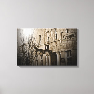 Deze oude winkel canvas afdruk