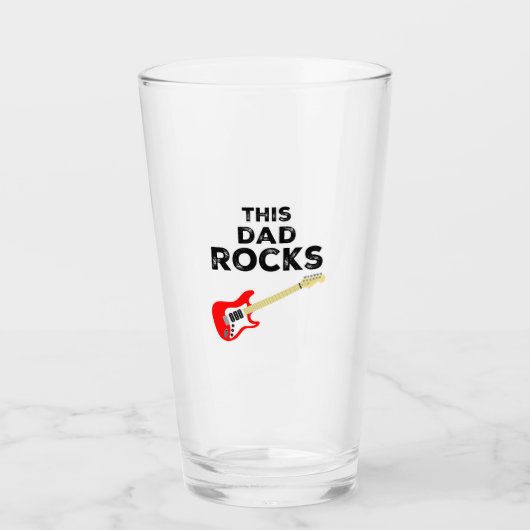 Deze pa Rocks Glas (Voorkant)