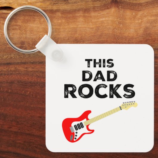 Deze pa Rocks Sleutelhanger (Voorkant)