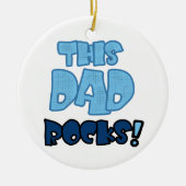 Deze pap Rocks Gifts Keramisch Ornament (Voorkant)