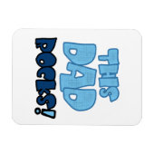 Deze pap Rocks Gifts Magneet (Horizontaal)