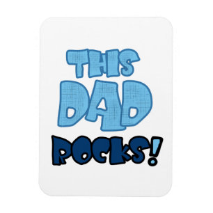 Deze pap Rocks Gifts Magneet