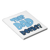 Deze pap Rocks Gifts Notitieblok (Schuin)