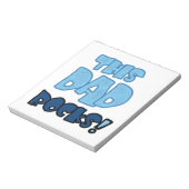 Deze pap Rocks Gifts Notitieblok (Linkerzijde)