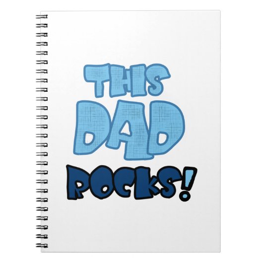 Deze pap Rocks Gifts Notitieboek (Voorkant)