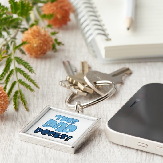 Deze pap Rocks Gifts Sleutelhanger (Zijkant)