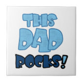 Deze pap Rocks Gifts Tegeltje (Voorkant)