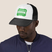 Deze papa hoort bij de aangepaste naam opgericht j trucker pet (In situ)