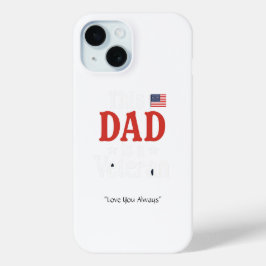 Deze papa is een veteraan telefoonhoes – Coole pap iPhone 15 Case