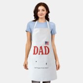 Deze papa is een veteraanschort – geweldig papa ca schort (Gedragen)