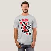 Deze papa is Trini tot op het bot T-shirt (Voorkant volledig)