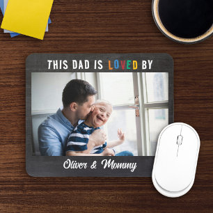 Deze papa wordt liefgehad door Voeg foto & namen t Muismat