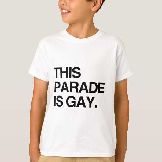 Deze parade is homo t-shirt (Voorkant)
